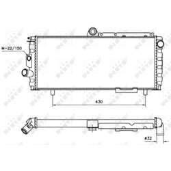 Chladič motora NRF 58701 - obr. 4