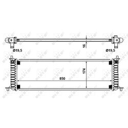 Chladič motora NRF 58790 - obr. 4