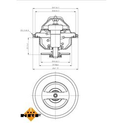 Termostat chladenia NRF 725047 - obr. 4