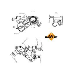 Termostat chladenia NRF 725121 - obr. 4