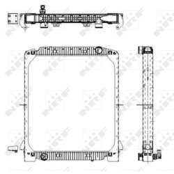 Chladič motora NRF 509567X