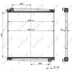 Chladič motora NRF 509770 - obr. 4