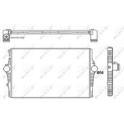 Chladič plniaceho vzduchu NRF 30249 - obr. 4