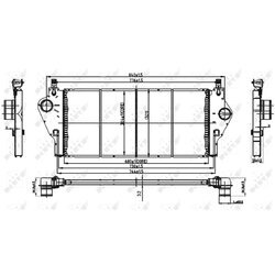 Chladič plniaceho vzduchu NRF 30432 - obr. 4