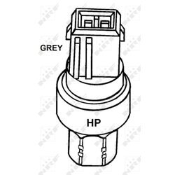 Tlakový spínač klimatizácie NRF 38910 - obr. 4