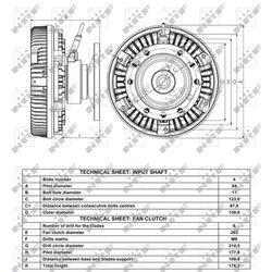 Spojka ventilátora chladenia NRF 49163 - obr. 4