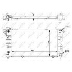 Chladič motora NRF 50238 - obr. 4