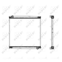 Chladič motora NRF 509587 - obr. 4