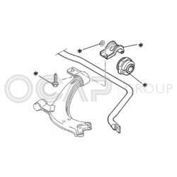 Opravná sada spojovacej tyče stabilizátora OCAP 0902222