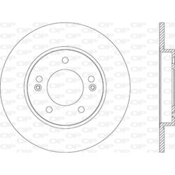Brzdový kotúč OPEN PARTS BDA2869.10