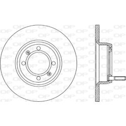 Brzdový kotúč OPEN PARTS BDR1011.10