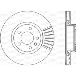 Brzdový kotúč OPEN PARTS BDR1417.20
