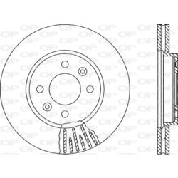 Brzdový kotúč OPEN PARTS BDR1476.20