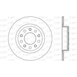 Brzdový kotúč OPEN PARTS BDR2615.10