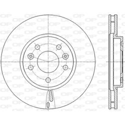 Brzdový kotúč OPEN PARTS BDR2846.20