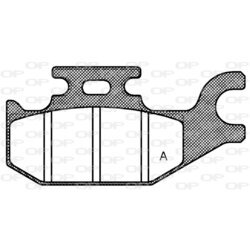 Sada brzdových platničiek kotúčovej brzdy OPEN PARTS BPA1519.00