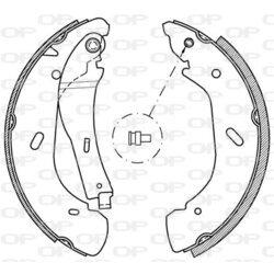 Sada brzdových čeľustí OPEN PARTS BSA2048.00