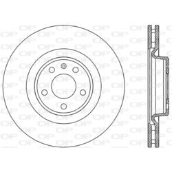 Brzdový kotúč OPEN PARTS BDR2817.20