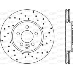 Brzdový kotúč OPEN PARTS BDRS1900.25