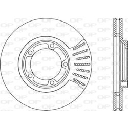 Brzdový kotúč OPEN PARTS BDA1791.20