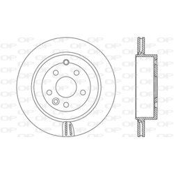 Brzdový kotúč OPEN PARTS BDA2672.20