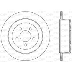 Brzdový kotúč OPEN PARTS BDR2479.10