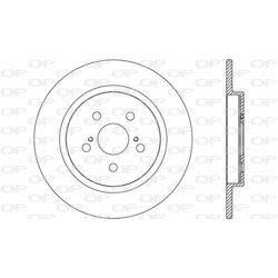 Brzdový kotúč OPEN PARTS BDR2641.10