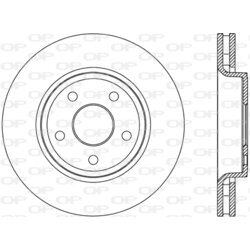 Brzdový kotúč OPEN PARTS BDR2782.20