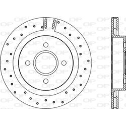 Brzdový kotúč OPEN PARTS BDRS1178.25