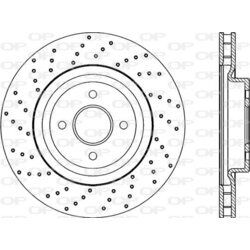 Brzdový kotúč OPEN PARTS BDRS2225.25