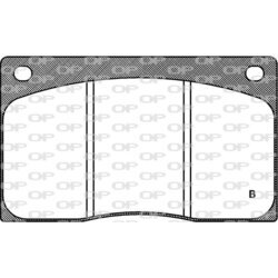 Sada brzdových platničiek kotúčovej brzdy OPEN PARTS BPA0044.02 - obr. 1