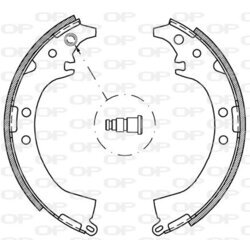 Sada brzdových čeľustí OPEN PARTS BSA2031.00