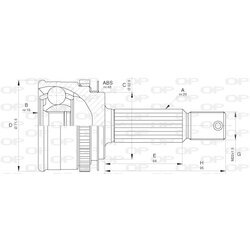 Sada kĺbov hnacieho hriadeľa OPEN PARTS CVJ5618.10