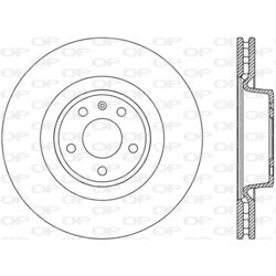 Brzdový kotúč OPEN PARTS BDR2784.20