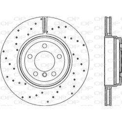 Brzdový kotúč OPEN PARTS BDRS2222.25