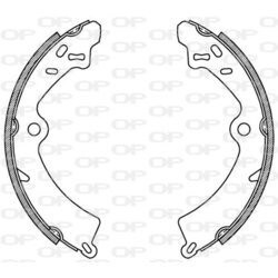 Sada brzdových čeľustí OPEN PARTS BSA2140.00