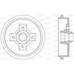 Brzdový bubon OPEN PARTS BAD9012.40