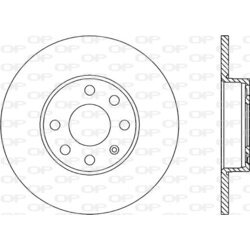 Brzdový kotúč OPEN PARTS BDR1806.10
