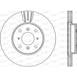 Brzdový kotúč OPEN PARTS BDR2265.20