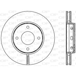 Brzdový kotúč OPEN PARTS BDR2403.20