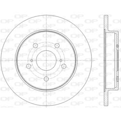 Brzdový kotúč OPEN PARTS BDR2823.10
