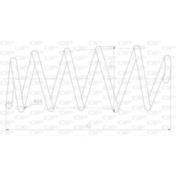 Pružina podvozku OPEN PARTS CSR9015.02