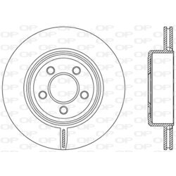 Brzdový kotúč OPEN PARTS BDR2481.20