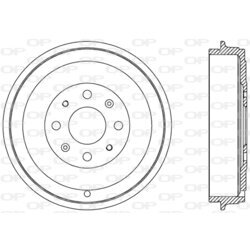 Brzdový bubon OPEN PARTS BAD9066.10
