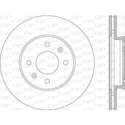 Brzdový kotúč OPEN PARTS BDA2868.20