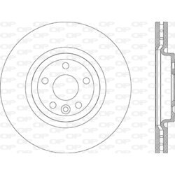 Brzdový kotúč OPEN PARTS BDR2871.20