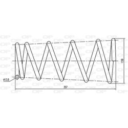 Pružina podvozku OPEN PARTS CSR9021.00
