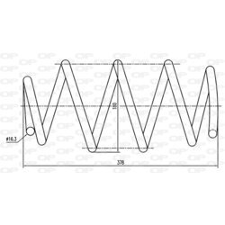 Pružina podvozku OPEN PARTS CSR9071.00