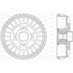 Brzdový bubon OPEN PARTS BAD9091.31