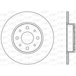 Brzdový kotúč OPEN PARTS BDA2564.10